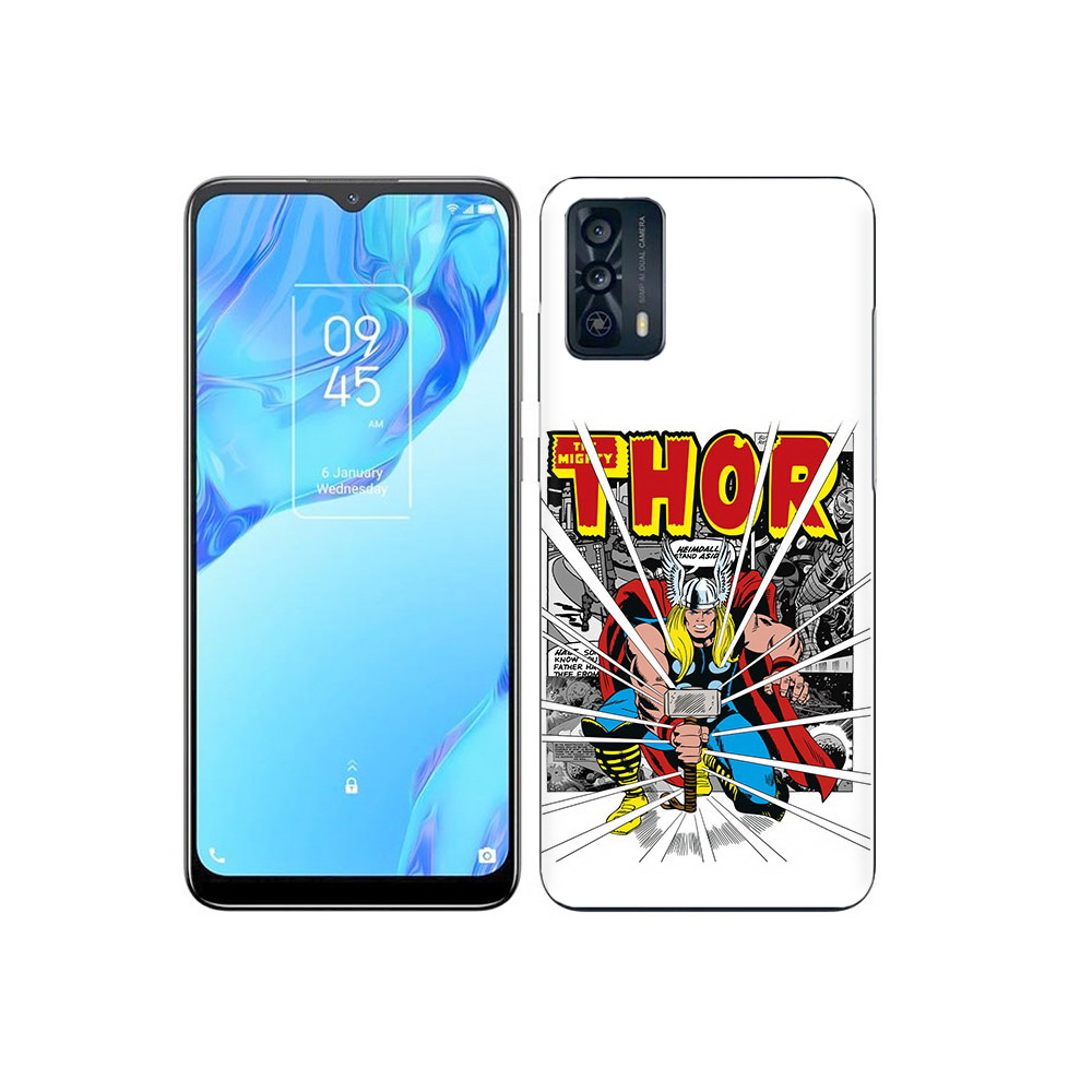 

Чехол MyPads Tocco для TCL 20B тор рисунок, Прозрачный, Tocco