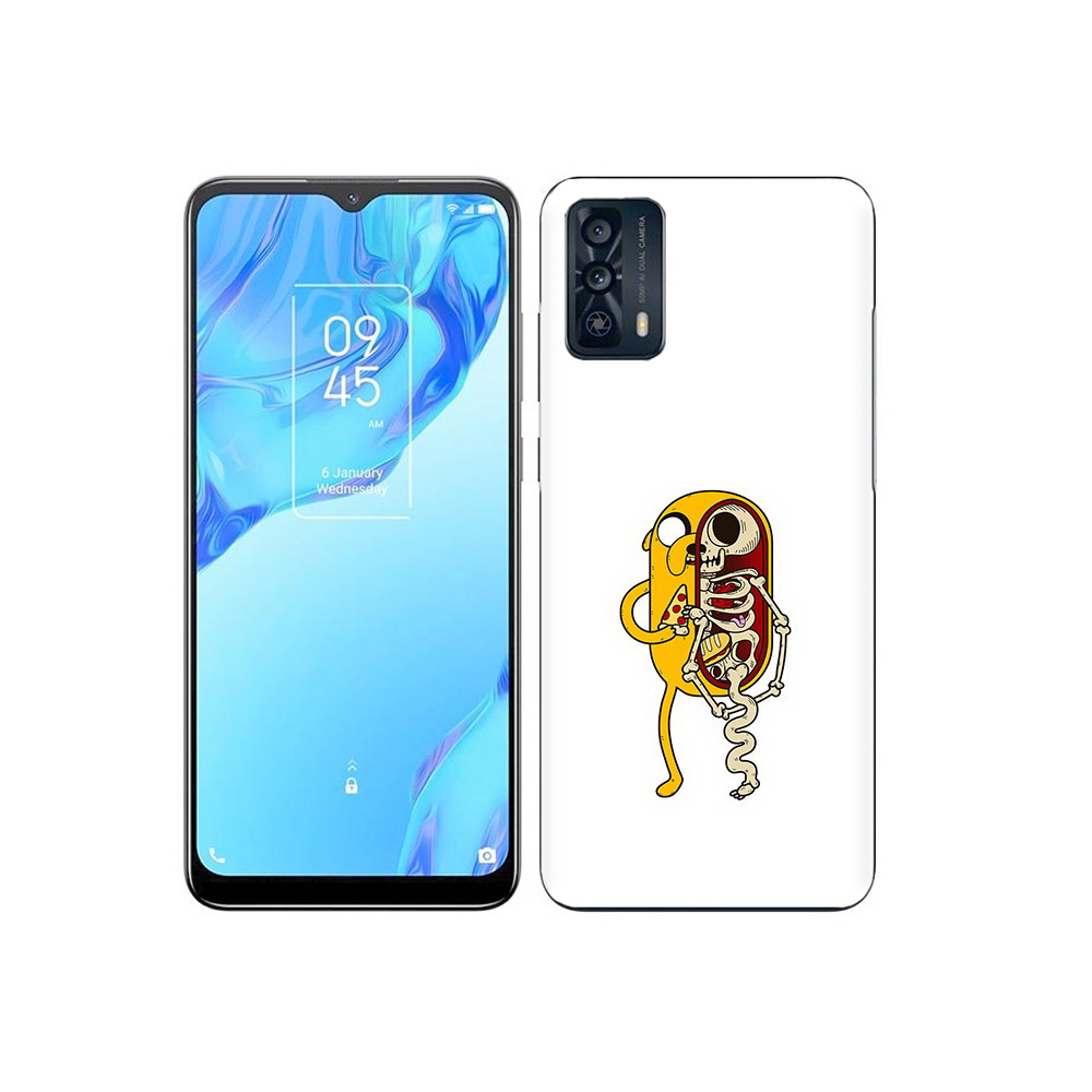 

Чехол MyPads Tocco для TCL 20B Джейк скелет, Прозрачный, Tocco