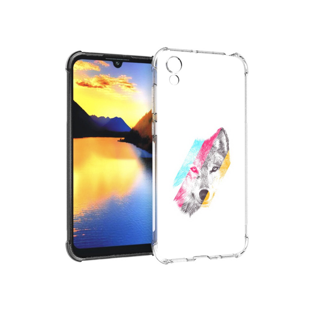 

Чехол MyPads Tocco для Huawei Y5 волк градиент, Прозрачный, Tocco