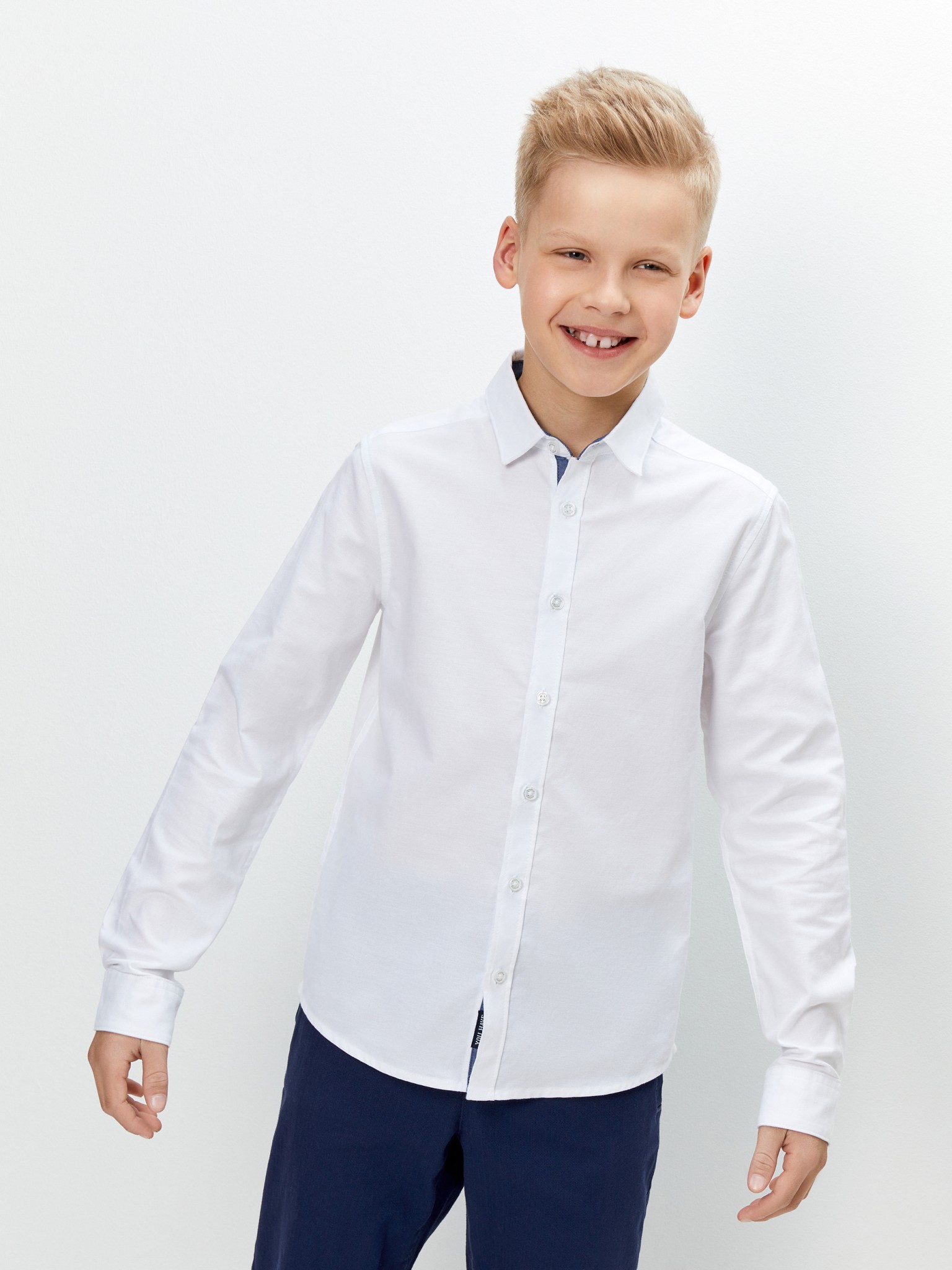 Рубашка детская ACOOLA 20140280115 цвет белый размер 164