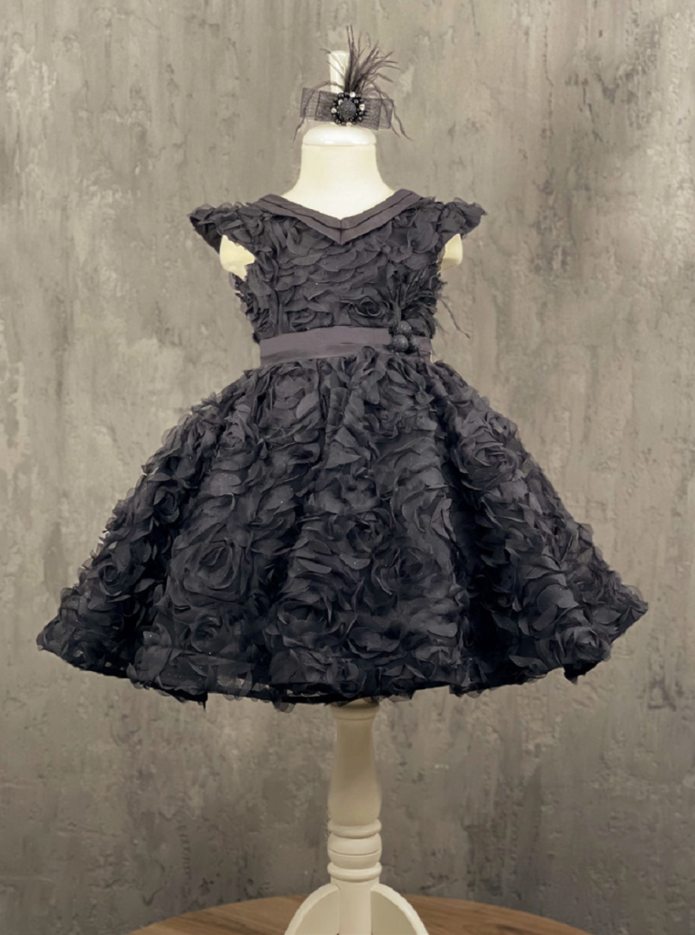 Платье детское Beggi Ceremony 65854, черный, 104