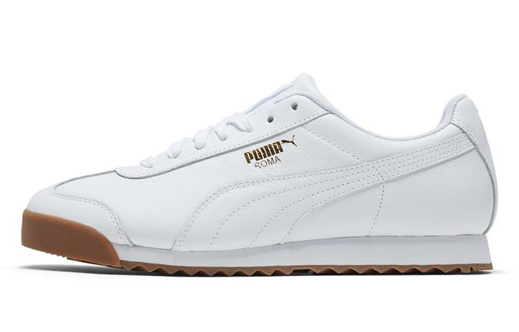 

Кроссовки унисекс Puma Roma Classic Gum белые 37 EU, Белый, Roma Classic Gum