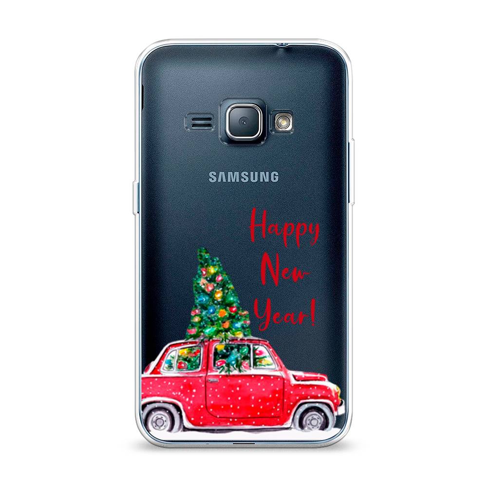 

Чехол на Samsung Galaxy J1 2016 "Happy New Year", Красный;зеленый, 22150-5
