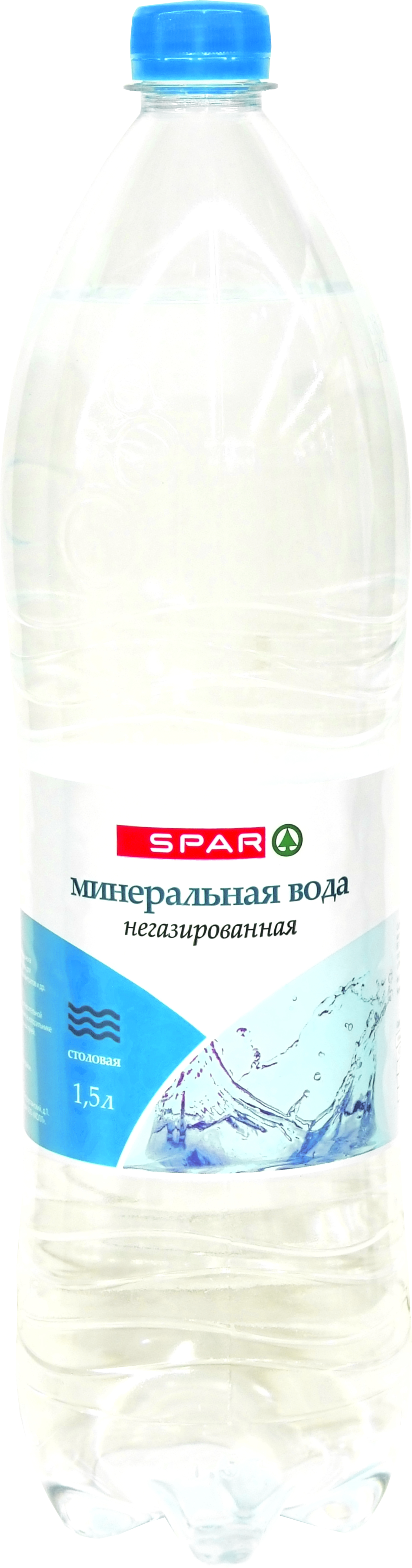 Вода минеральная Spar негазированная 1,5 л