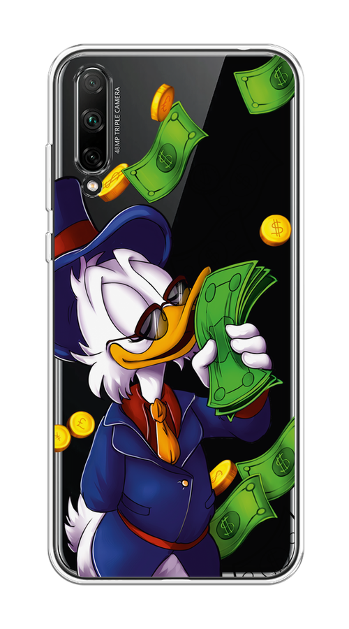

Чехол на Honor 30i "Scrooge McDuck with Money", Синий;зеленый;белый, 6104050-6