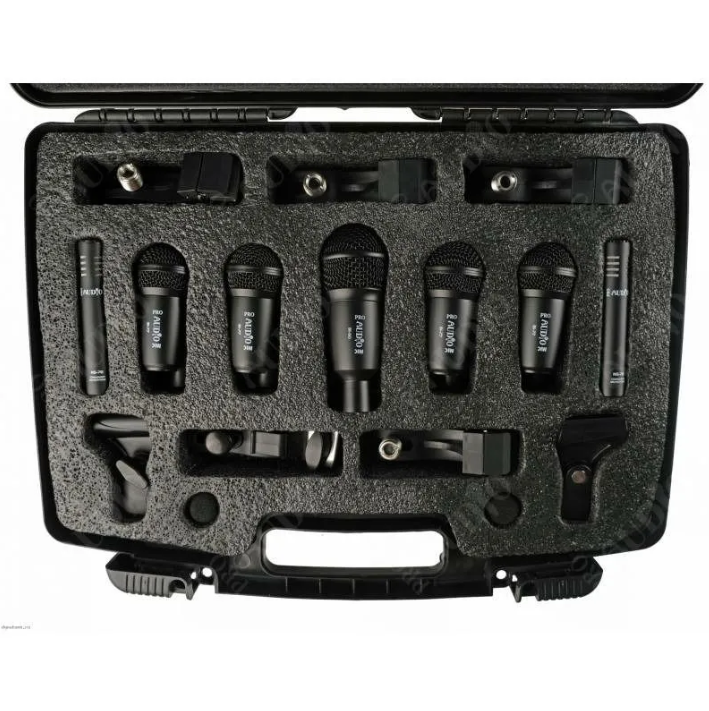

Микрофон для барабана PROAUDIO DRUM SET-7 черный, набор, DRUM SET-7