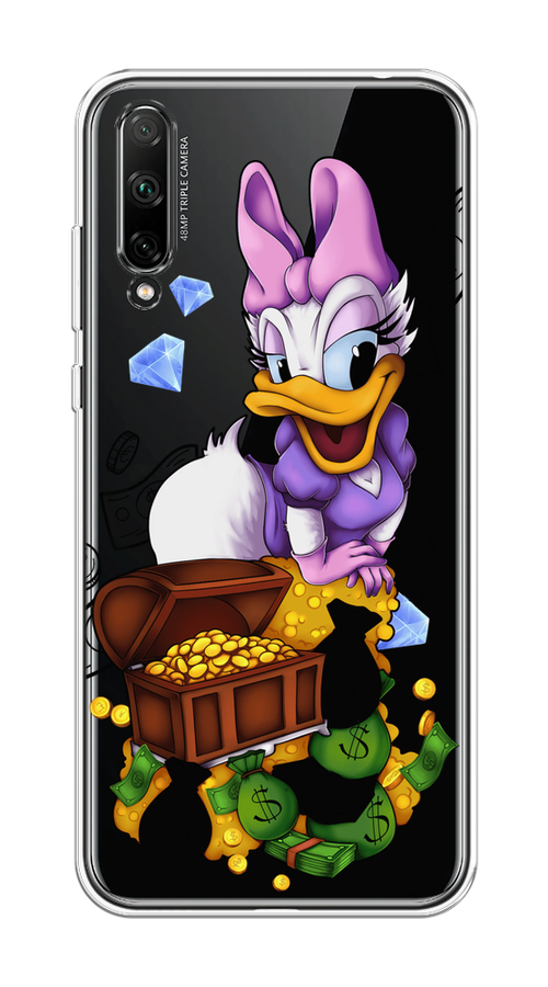 

Чехол на Honor 30i "Rich Daisy Duck", Коричневый;белый;фиолетовый, 6104050-6