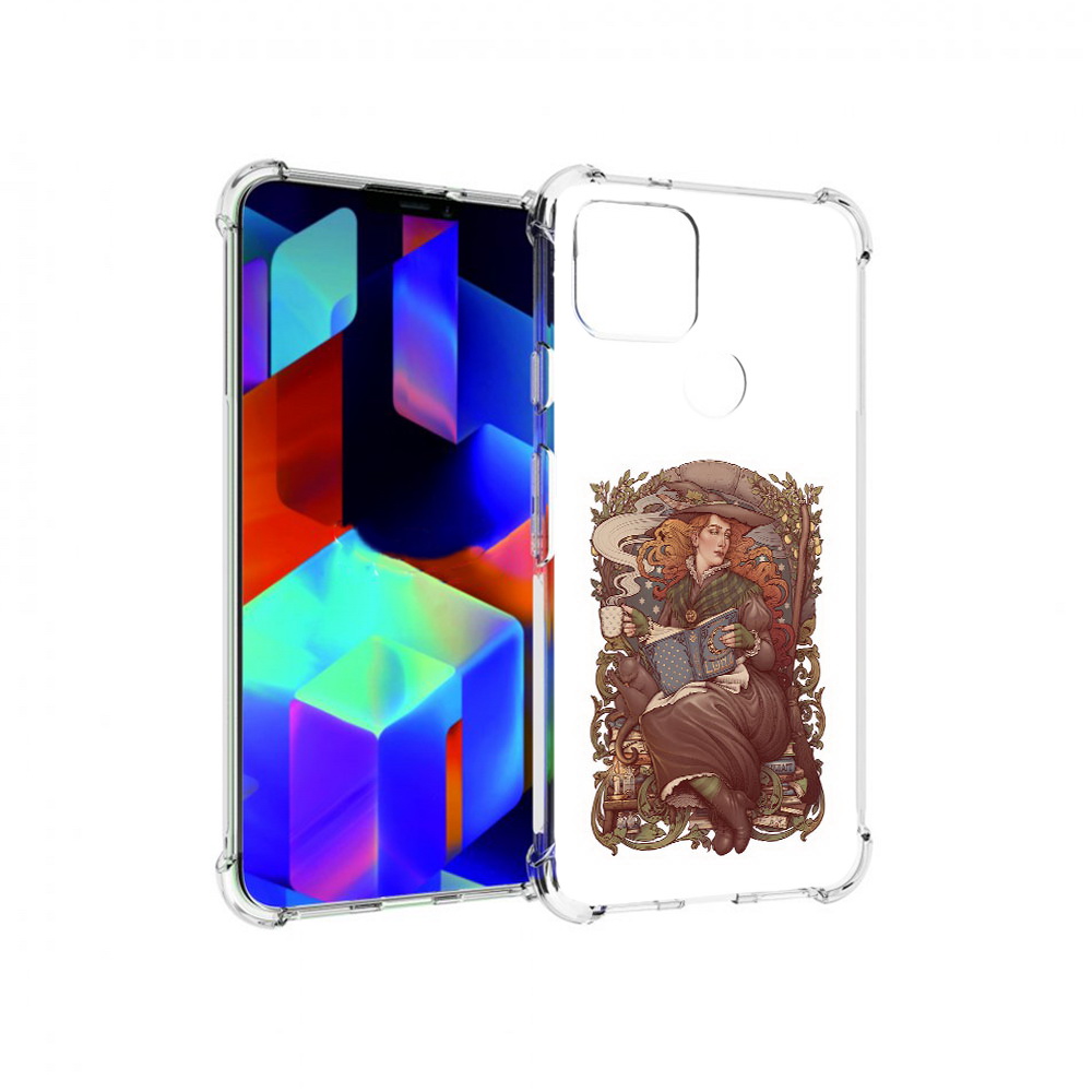 

Чехол MyPads Tocco для Google Pixel 5 Женские_126, Прозрачный, Tocco