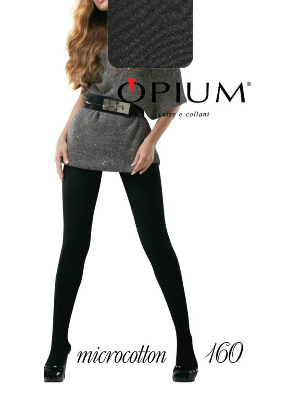 Колготки женские Opium черные 3