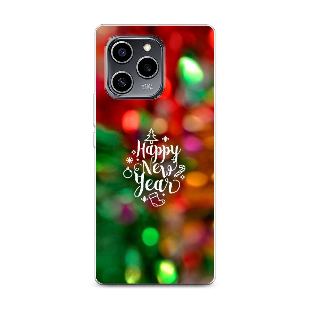 

Чехол на Honor 60 SE "Новый Год на елке", Зеленый;красный;желтый, 6108050-5