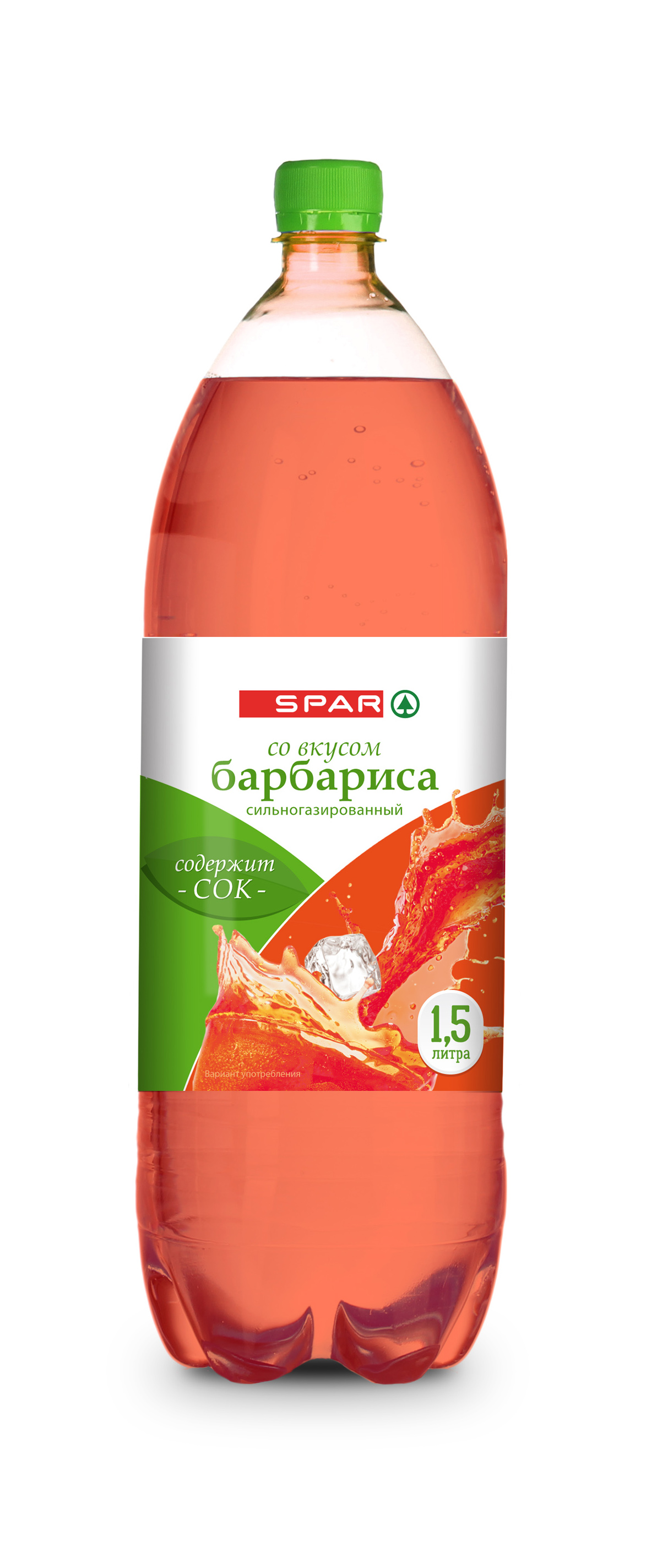 Газированный напиток Spar Барбарис 1,5 л