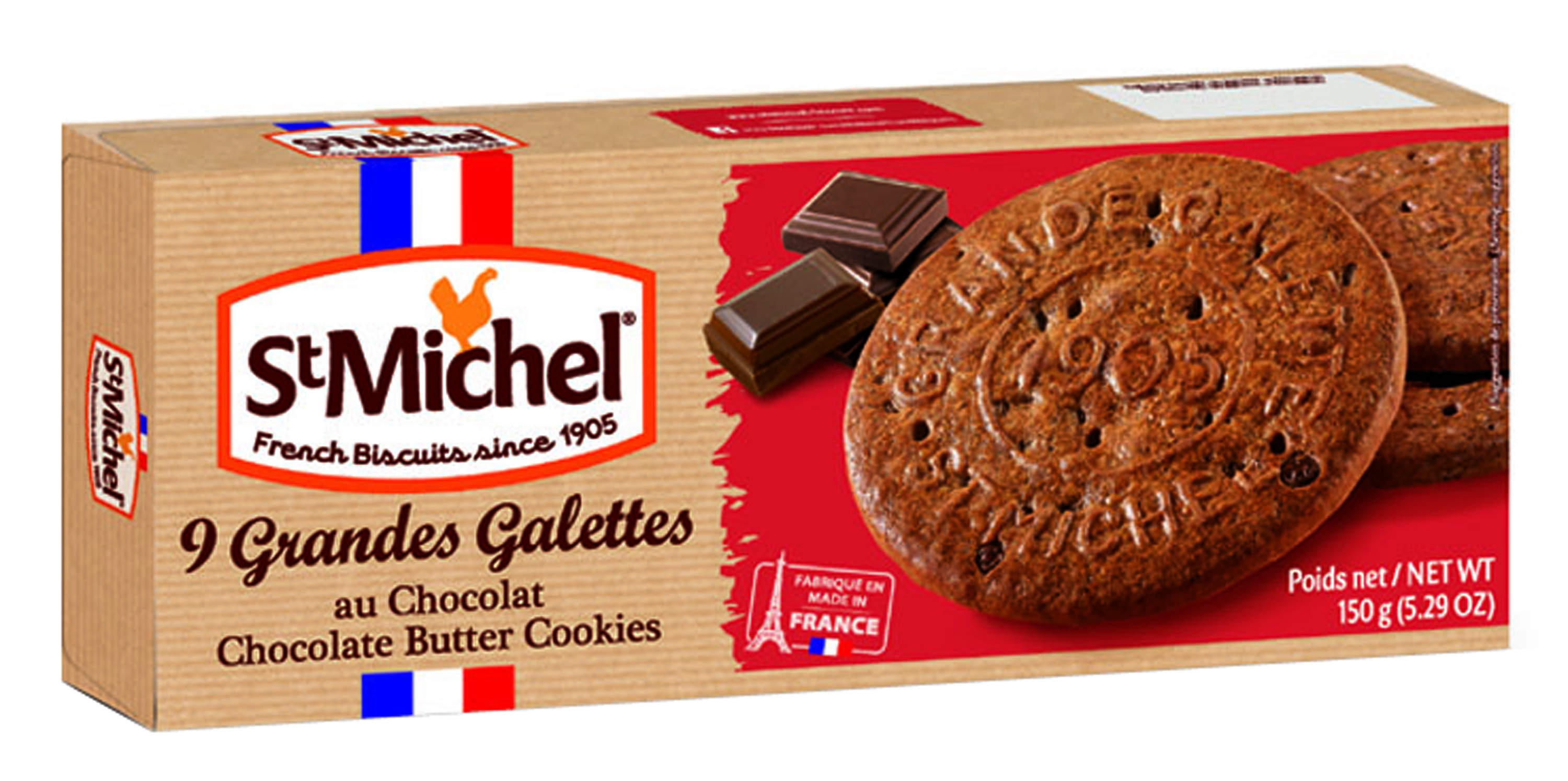 Печенье St. Michel сливочное, шоколадное, 150 г