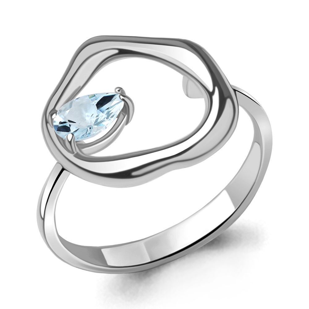 

Кольцо из серебра с топазом Aquamarine Aquamarine 6963102_925_р р, 6963102_925_р
