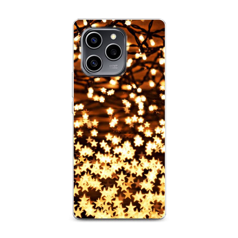 

Чехол на Honor 60 SE "Новогодняя гирлянда", Золотистый, 6108050-5