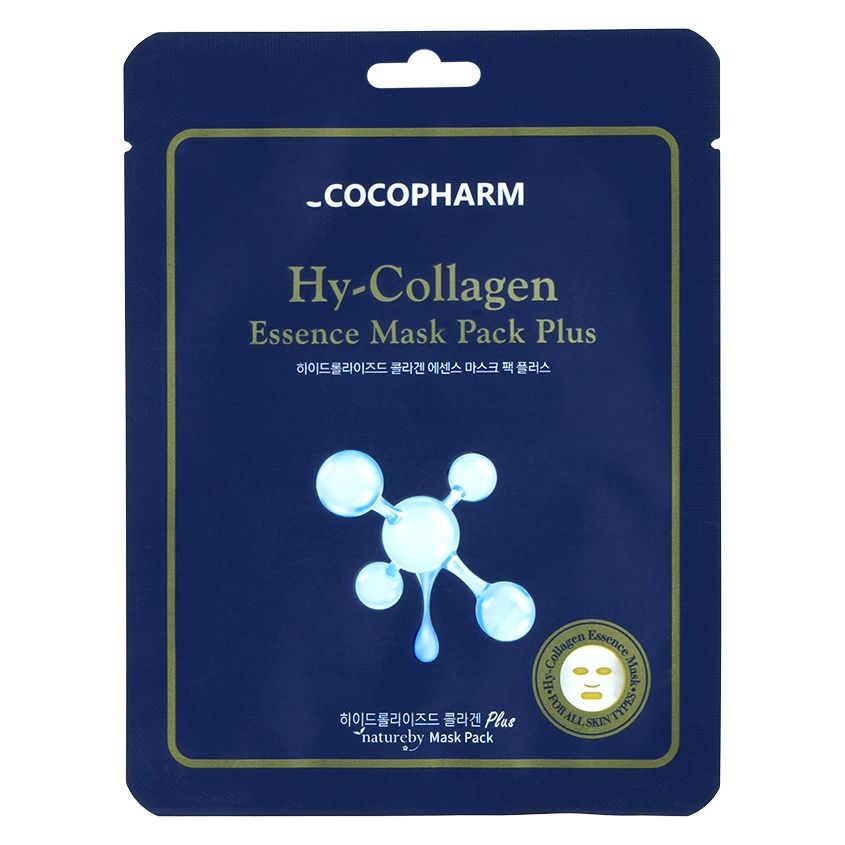 

Маска для лица Cocopharm Pack Plus с коллагеном 25 мл