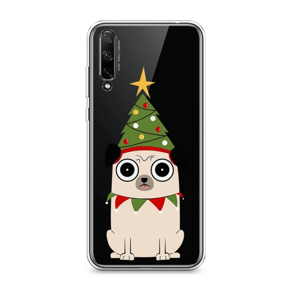 

Чехол для Honor 30i "Собачка с ёлочкой", Бежевый;красный;зеленый, 6104050-1