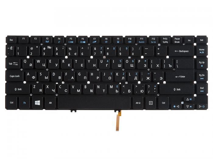 Клавиатура для ноутбука Rocknparts Acer Aspire R7-571/R7-571G/R7-572