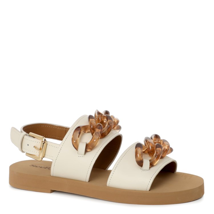 

Сандалии женские See by Chloe SB38093A белые 37 EU, SB38093A