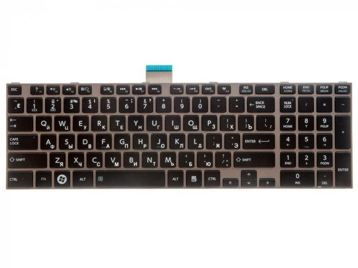 

Клавиатура для ноутбука Rocknparts Toshiba Satellite C850/C850D/C855, NSK-TV0GC