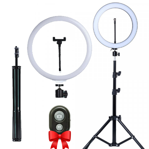 Кольцевая лампа NoBrand LED 32 см штатив пульт 159900₽