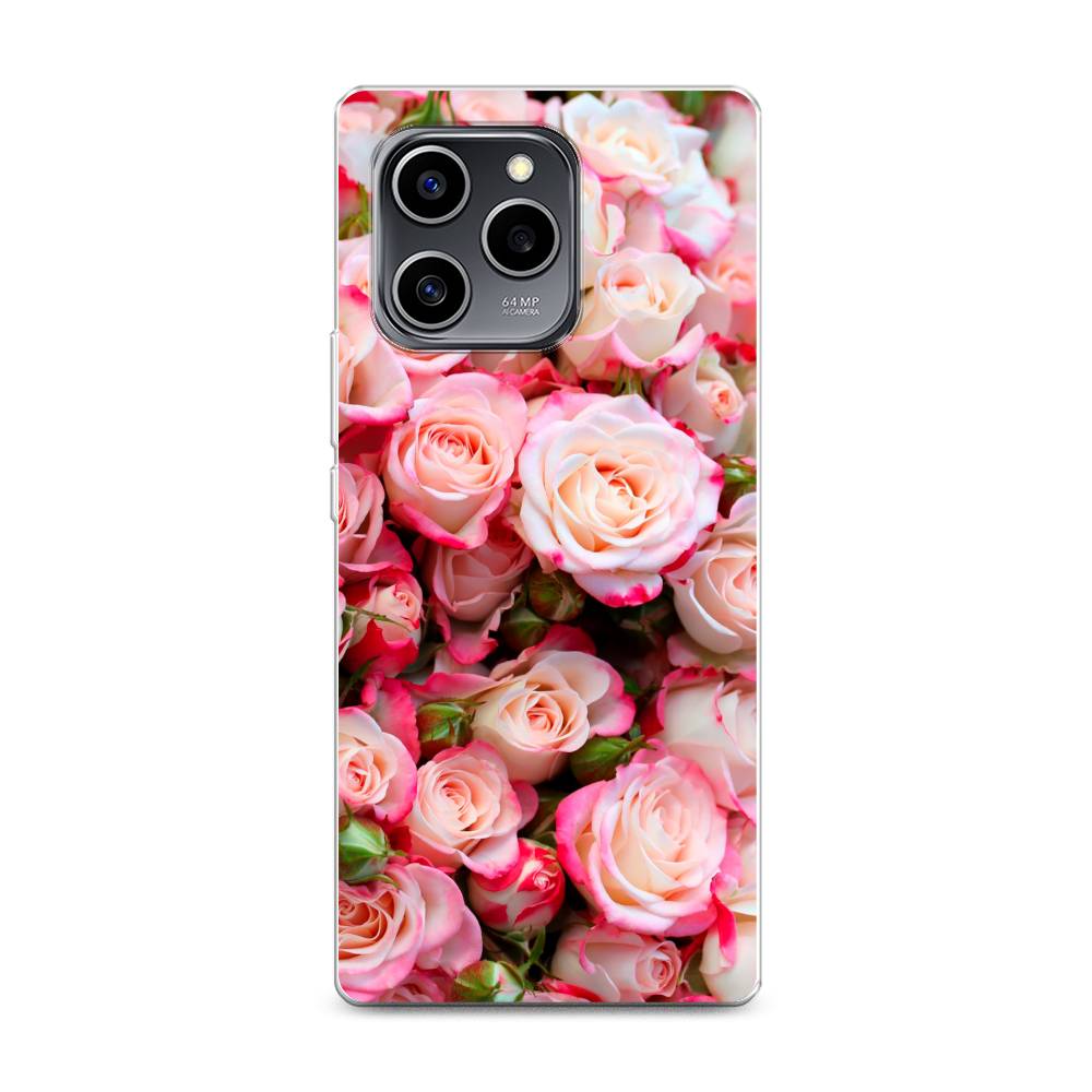 

Чехол на Honor 60 SE "Много роз", Розовый, 6108050-2
