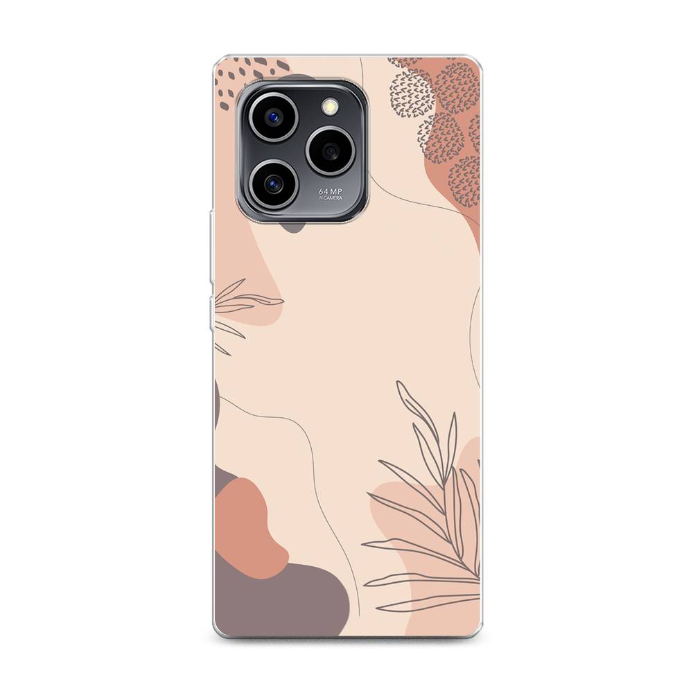

Чехол на Honor 60 SE "Нюдовые тона", Коричневый;серый, 6108050-4