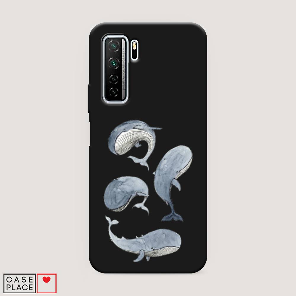 

Чехол Awog на Huawei Nova 7 SE "Киты", Белый;прозрачный;голубой, 6102952-1