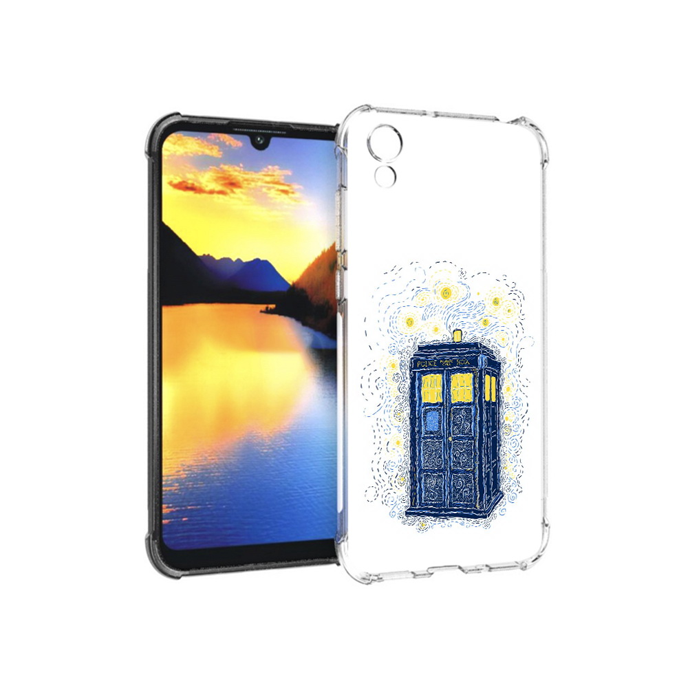 

Чехол MyPads Tocco для Huawei Y5 будка рисунок, Прозрачный, Tocco