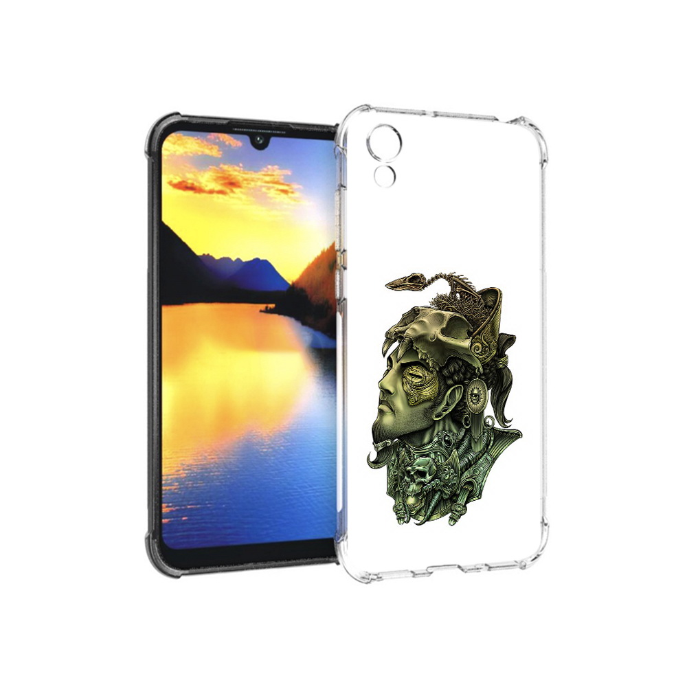 

Чехол MyPads Tocco для Huawei Y5 бронзовый воин, Прозрачный, Tocco
