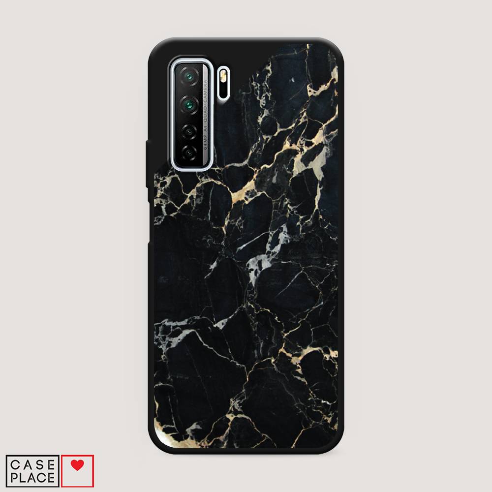 

Чехол Awog на Huawei Nova 7 SE "Черный мрамор уголок", Черный;золотистый, 6102952-1