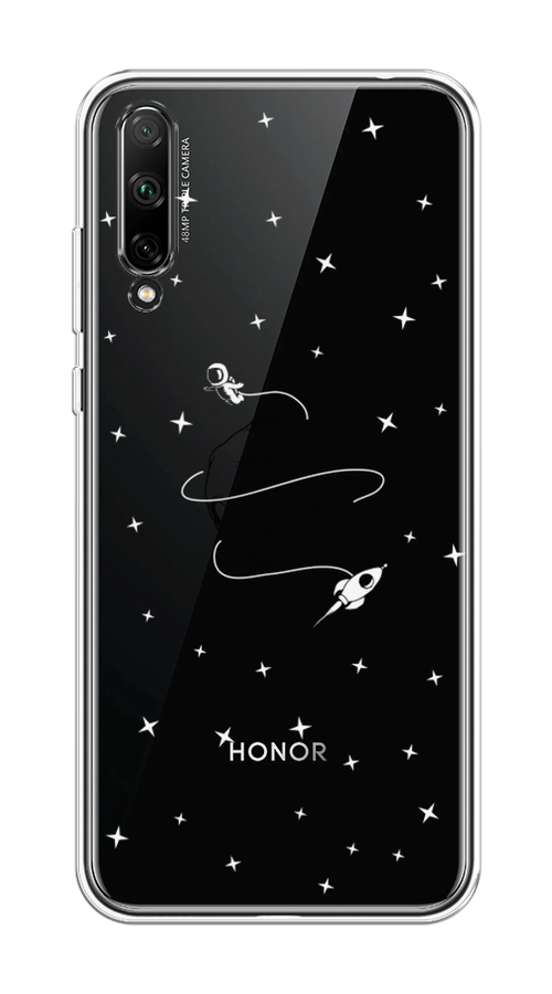 

Чехол на Honor 30i "Полет вокруг луны", Белый;серый;черный, 6104050-2