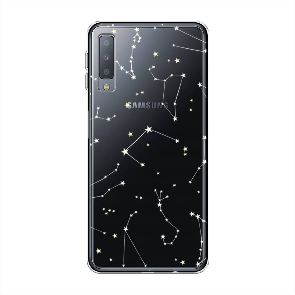 

Чехол Awog "Созвездия" для Samsung Galaxy A7 2018, Прозрачный;серый;бежевый, 26750-7