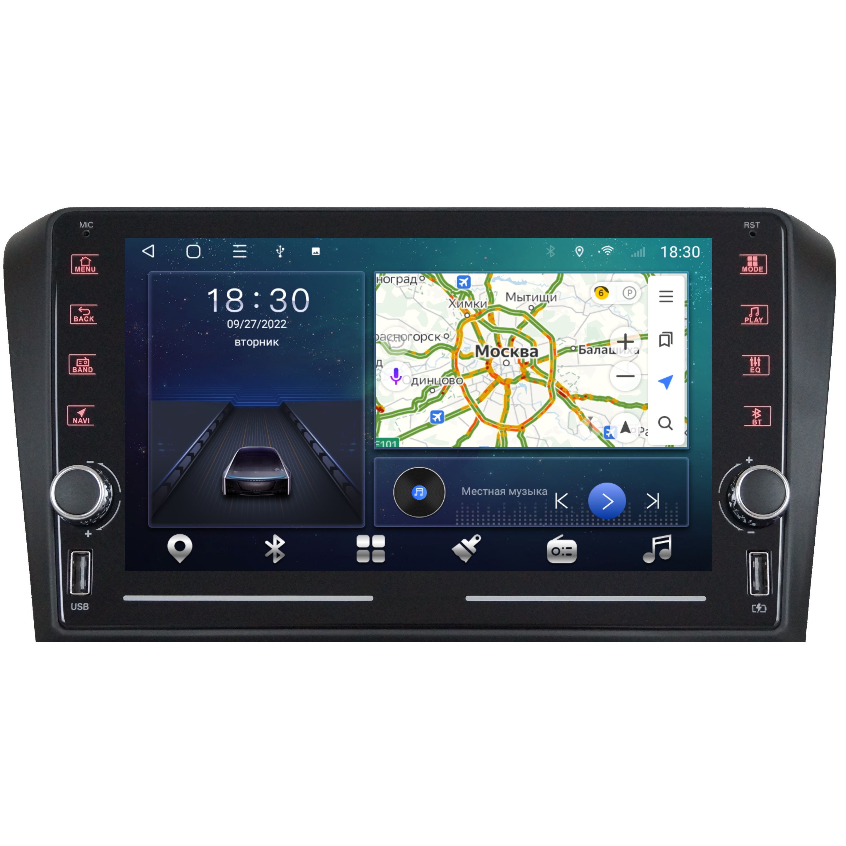 Магнитола R320 Мазда 3 2003-2008 Mazda 3 BK - Android 13 - Процессор 8 ядерный - CarPlay