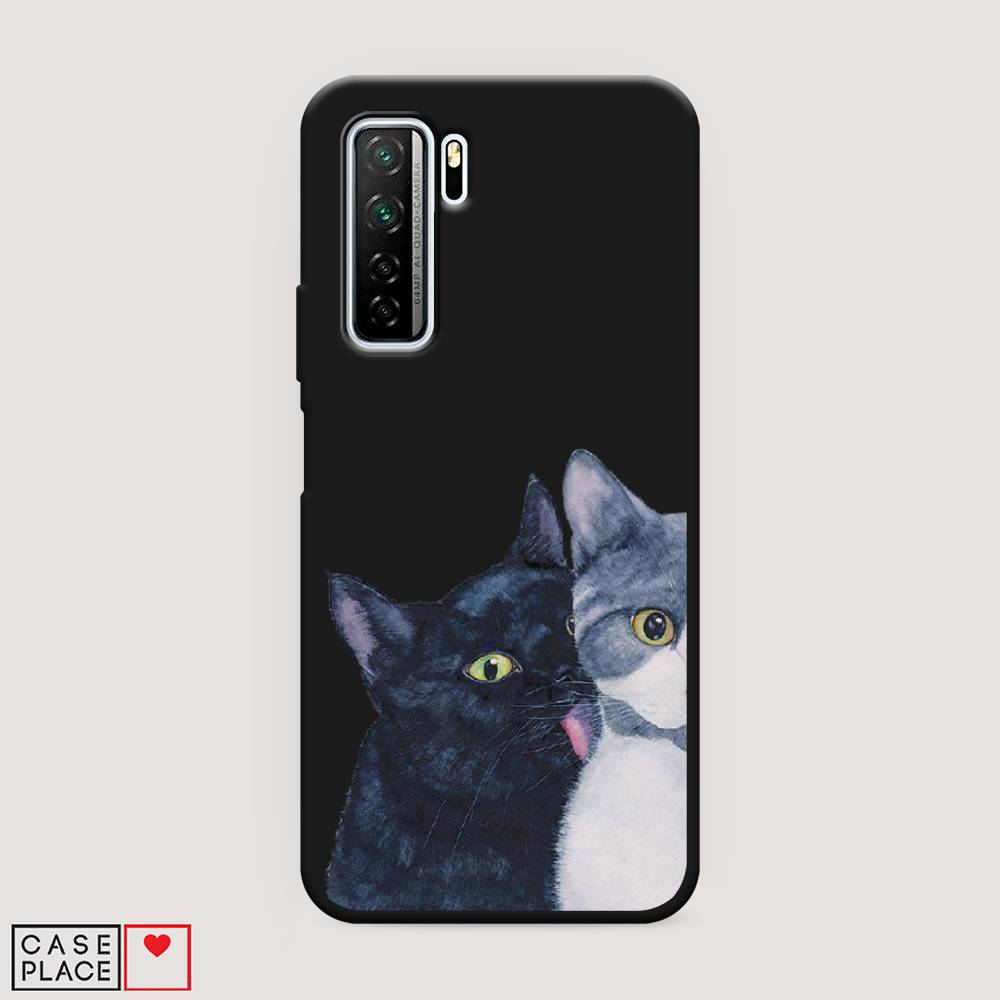 

Чехол Awog на Huawei Nova 7 SE "Кошачья любовь", Синий, 6102952-1