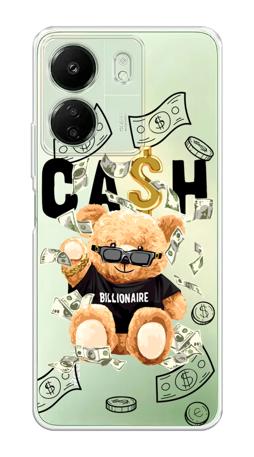 

Чехол на Xiaomi Redmi 13C "Big cash", Черный;серый;бежевый, 320550-1