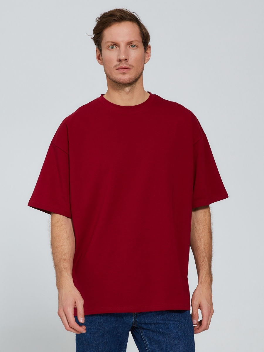 

Футболка мужская Ticle T-shirt М бордовая L, T-shirt М