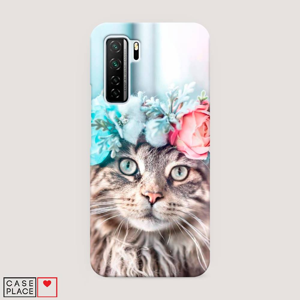 

Чехол Awog "Кот в венке" для Huawei Nova 7 SE, 6102920-1