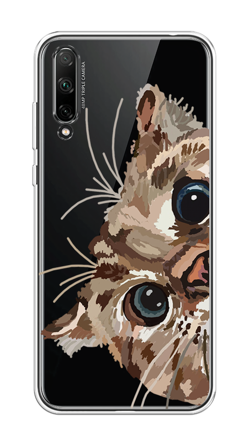 

Чехол на Honor 30i "Любопытный кот", Коричневый;синий;черный, 6104050-1