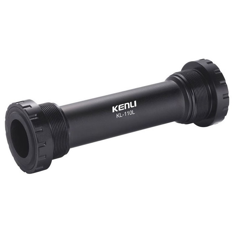 

Каретка Kenli KL-110L с внешними подшипниками под Shimano для фэт-байка (каретка 110мм), Черный