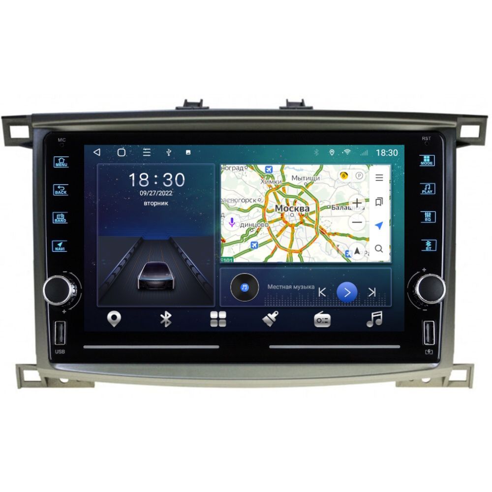 Магнитола R320  Toyota Land Cruiser 100 2002-2007 - Android 13 - 8 ядер - Carplay