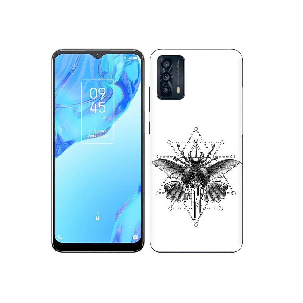 

Чехол MyPads Tocco для TCL 20B скарабей, Прозрачный, Tocco
