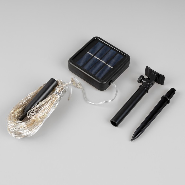 

Гирлянда Luazon Lighting, Конский хвост, 9292995 10 нитей по 2 м, серебристая нить