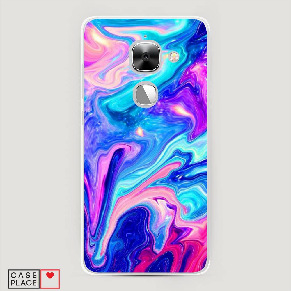 фото Чехол awog "потеки краски" для leeco le 2/2 pro