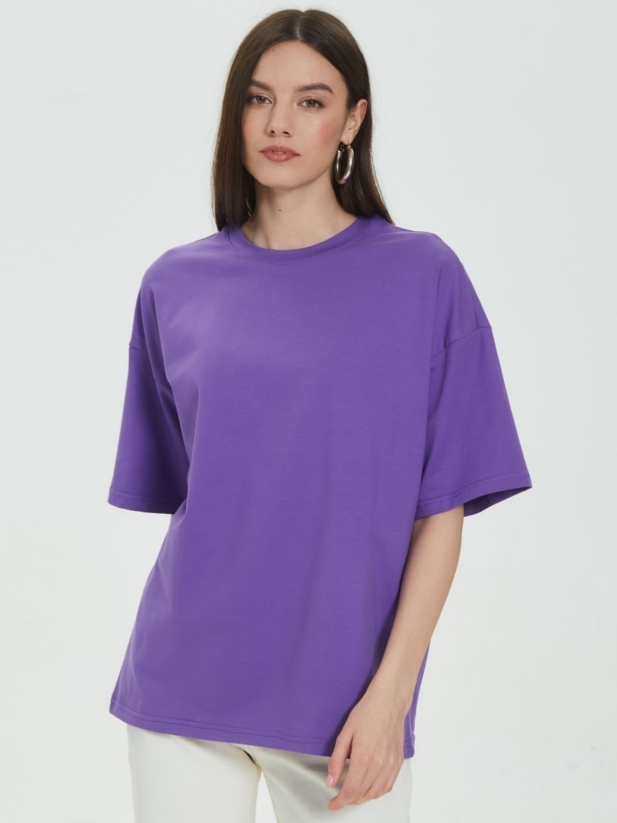 

Футболка женская Ticle T-shirt W фиолетовая M, Фиолетовый, T-shirt W