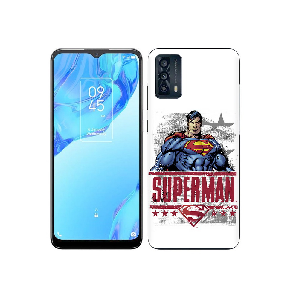 

Чехол MyPads Tocco для TCL 20B рисунок супермен, Прозрачный, Tocco