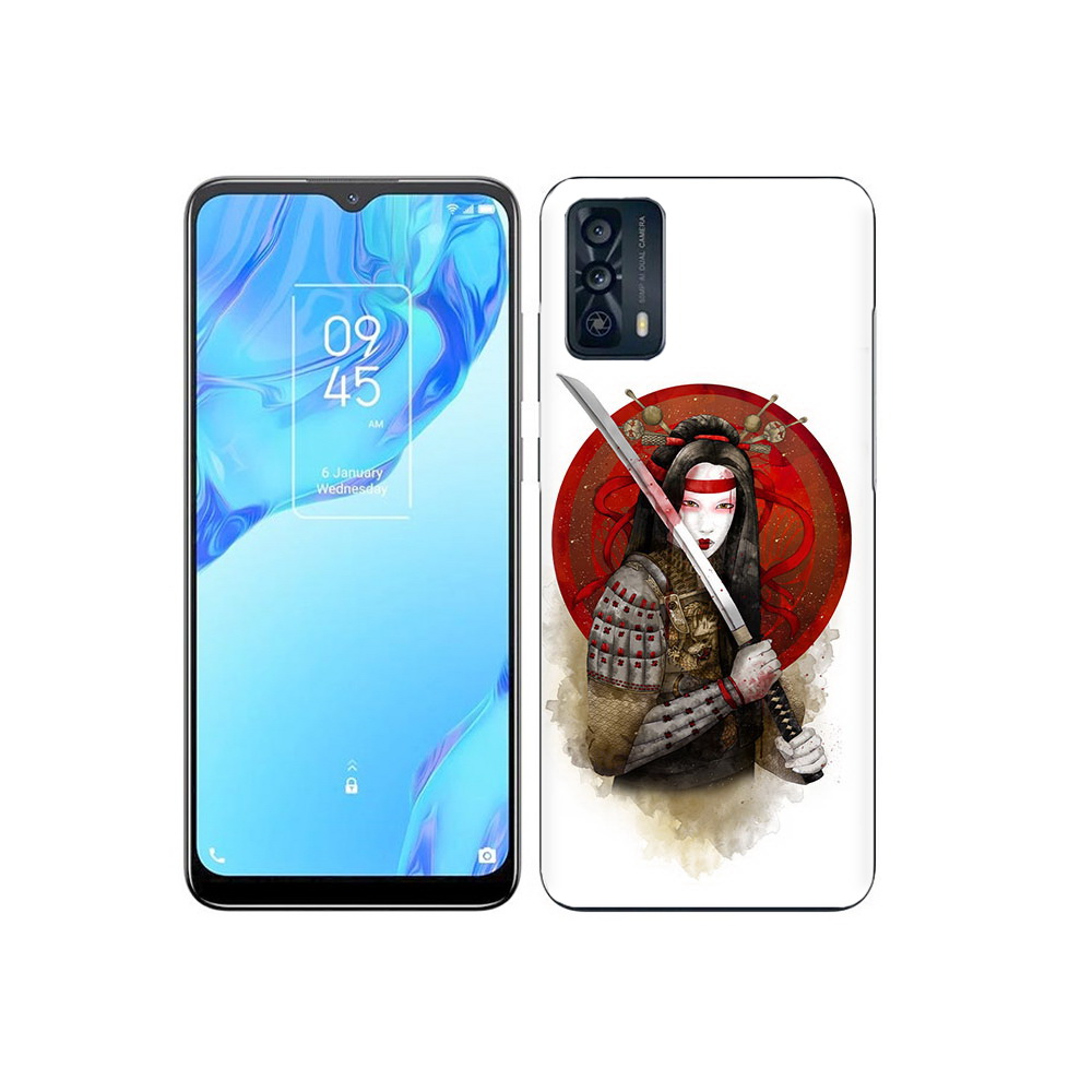 

Чехол MyPads Tocco для TCL 20B рисованная девушка с катаной, Прозрачный, Tocco