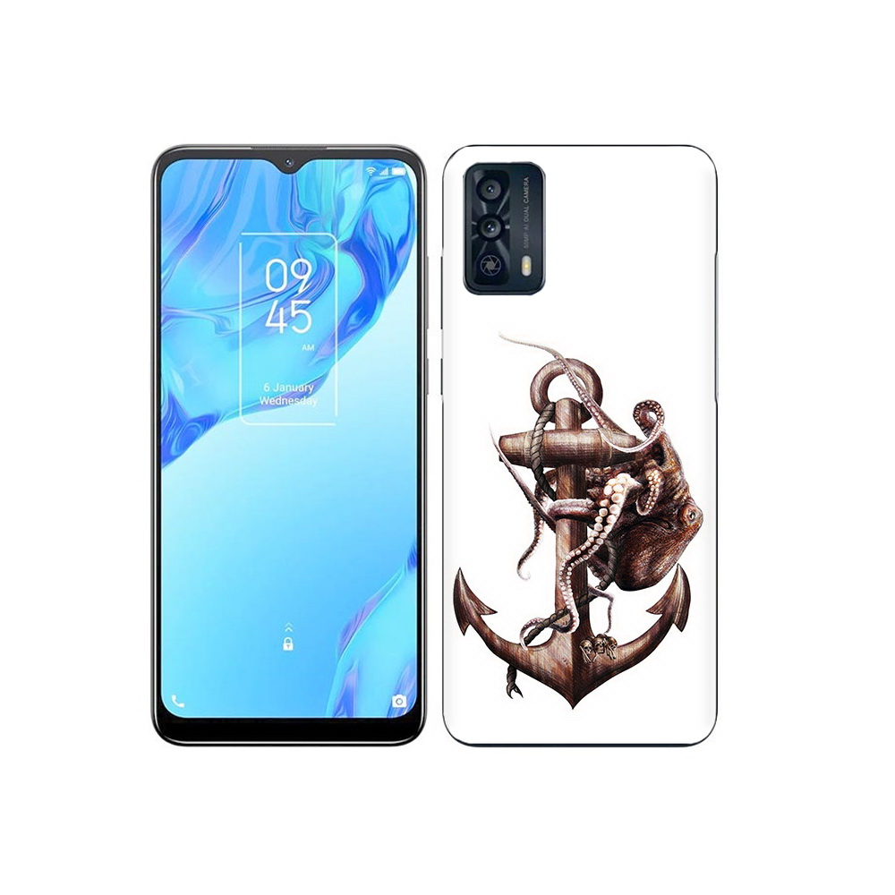 

Чехол MyPads Tocco для TCL 20B ржавый якорь, Прозрачный, Tocco