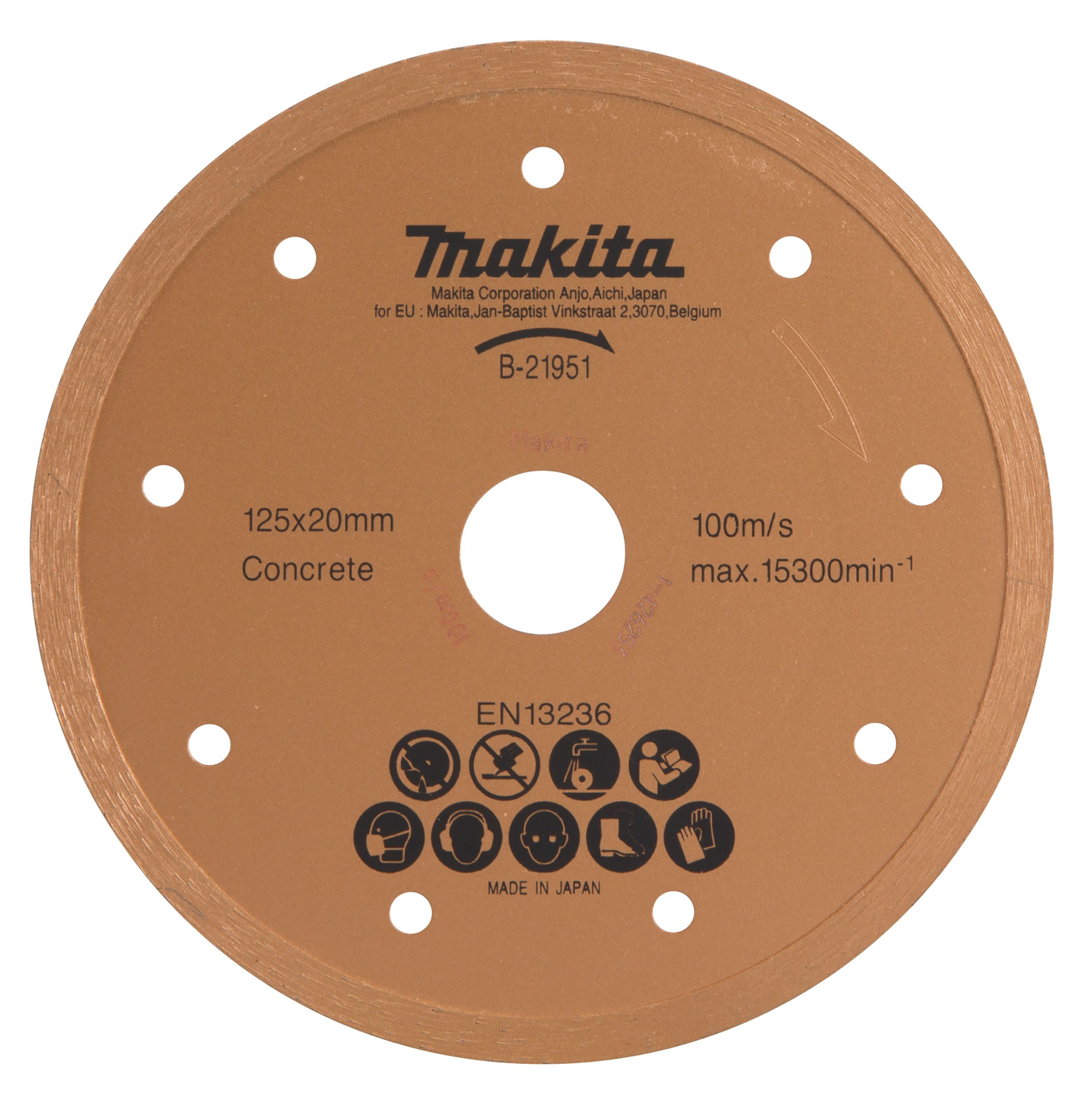 Алмазный диск сплошной Makita B-21951