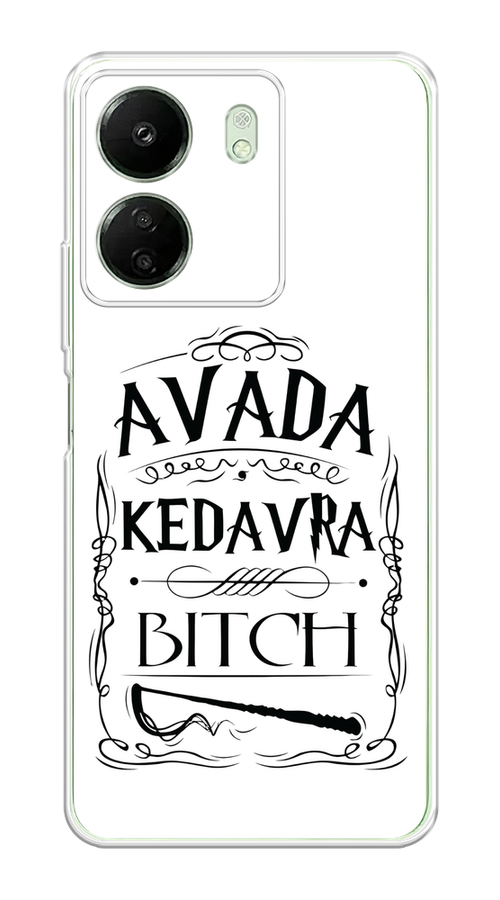 

Чехол на Xiaomi Redmi 13C "Avada kedavra bitch", Белый;серый;черный, 320550-1