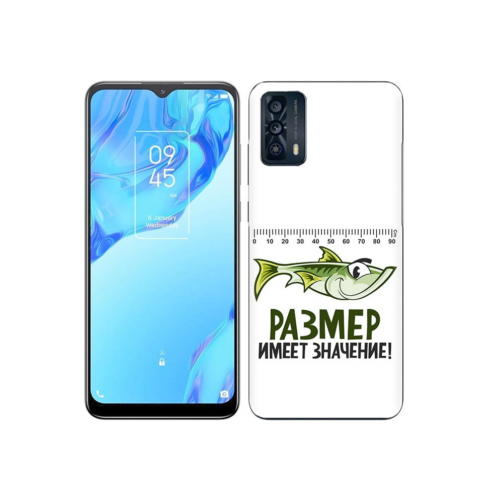 

Чехол MyPads Tocco для TCL 20B размер не имеет значения, Прозрачный, Tocco